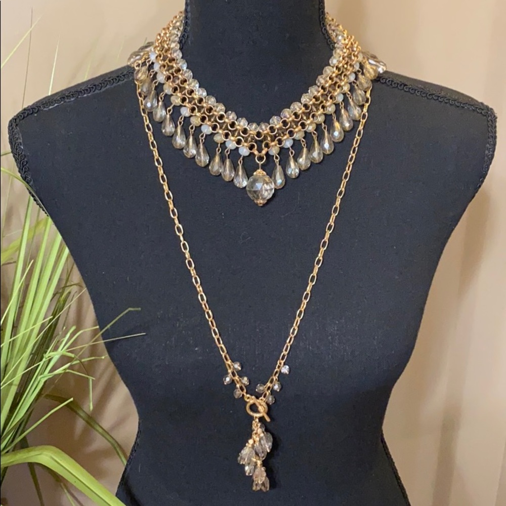 Discount for buying two goldtone necklaces